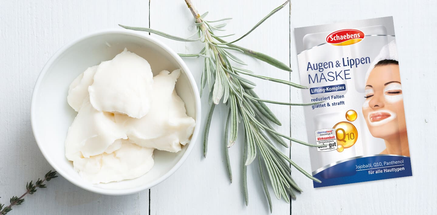 augen-lippen-maske-gesichtspflege-pflege-gesichtsmaske-jojobaöl-schaebens-Q10-panthenol-hamamelis-vitamin-e-glaettet-strafft-lifting-komplex-grau-blau-verpackung-header
