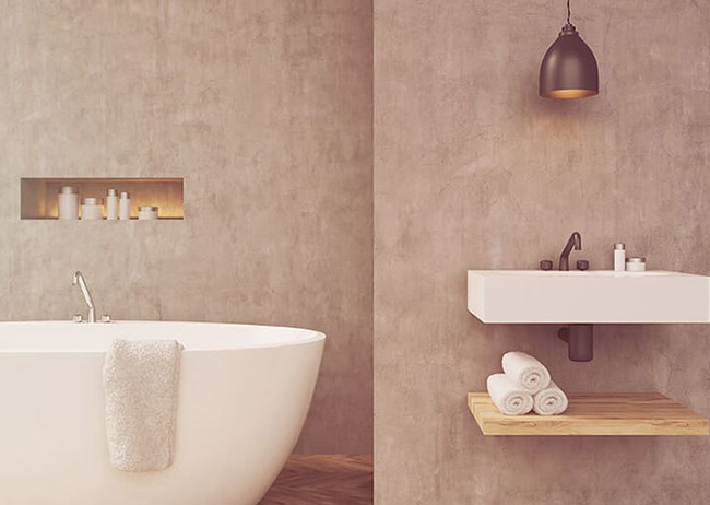 Badezimmer Beige