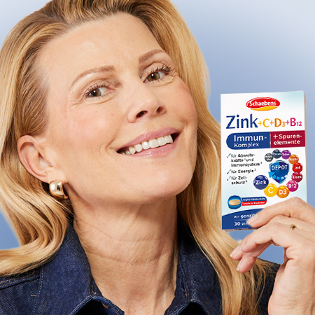 Zink + C + D3 + B12 Immun-Komplex + Spurenelemente