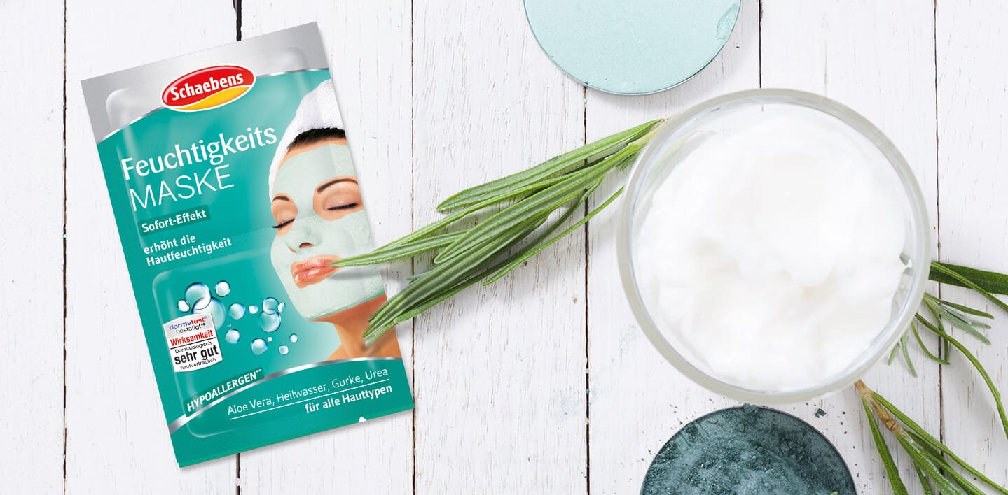 feuchtigkeits-maske-gesichtspflege-pflege-gesichtsmaske-schaebens-aloe-vera-heilwasser-gurke-urea-hypoallergen-hautfeuchtigkeit-feuchtigkeit-sofort-effekt-soforthile-hydration-gruen-tuerkis-verpackung-header