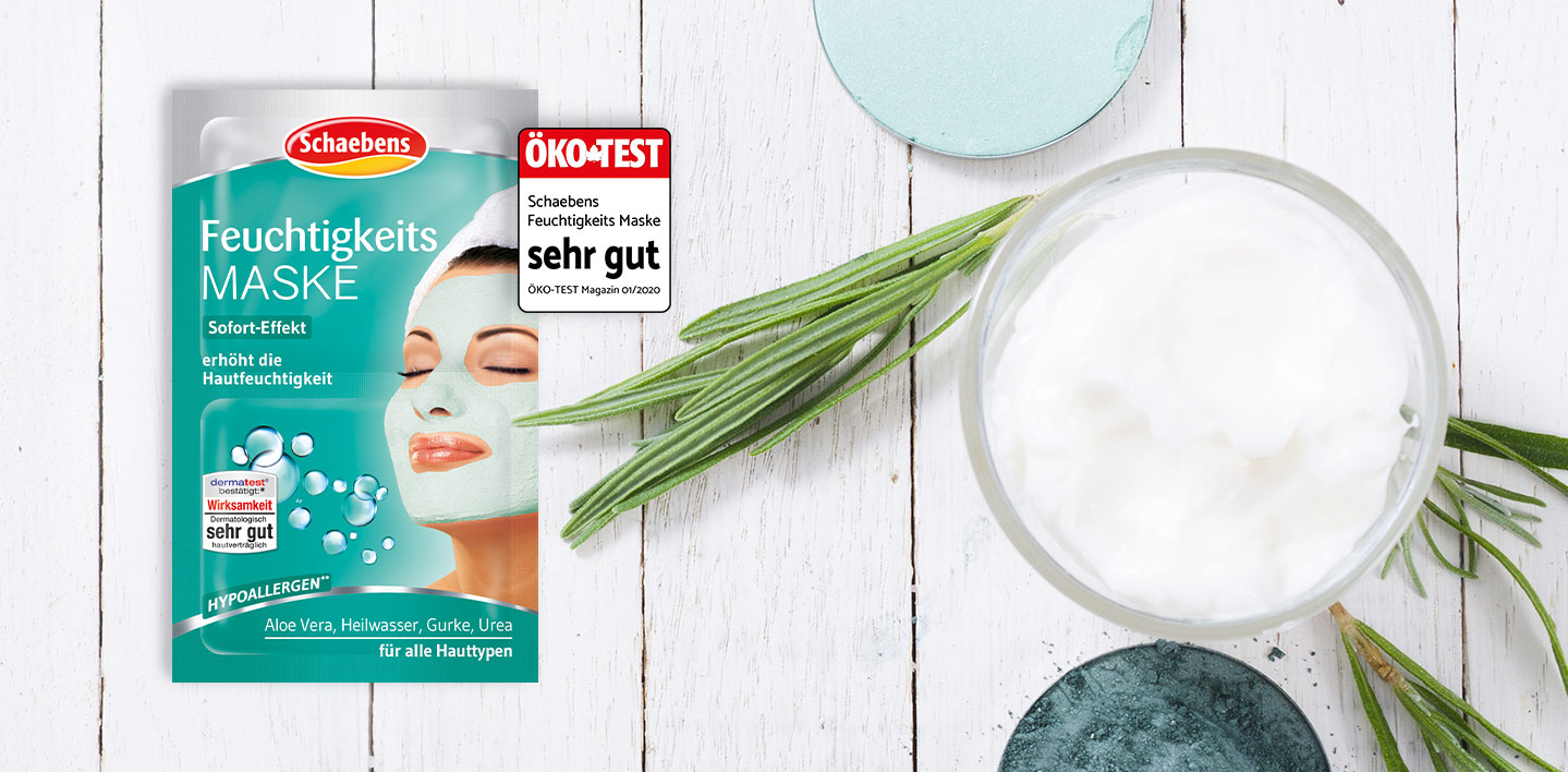 feuchtigkeits-maske-gesichtspflege-pflege-gesichtsmaske-schaebens-aloe-vera-heilwasser-gurke-urea-hypoallergen-hautfeuchtigkeit-feuchtigkeit-sofort-effekt-soforthile-hydration-gruen-tuerkis-verpackung-header