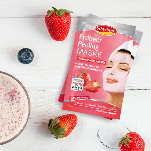Erdbeer Peeling Maske