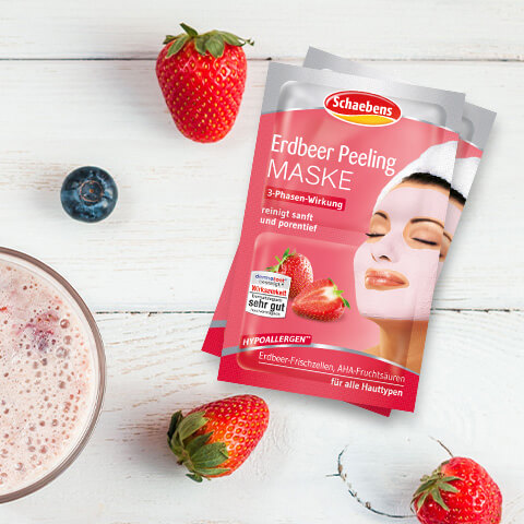 Erdbeer Peeling Maske