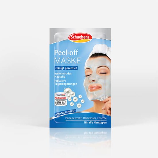 Schaebens Gesichtsmaske Peel-Off Aktivkohle 2x8ml, 16 ml