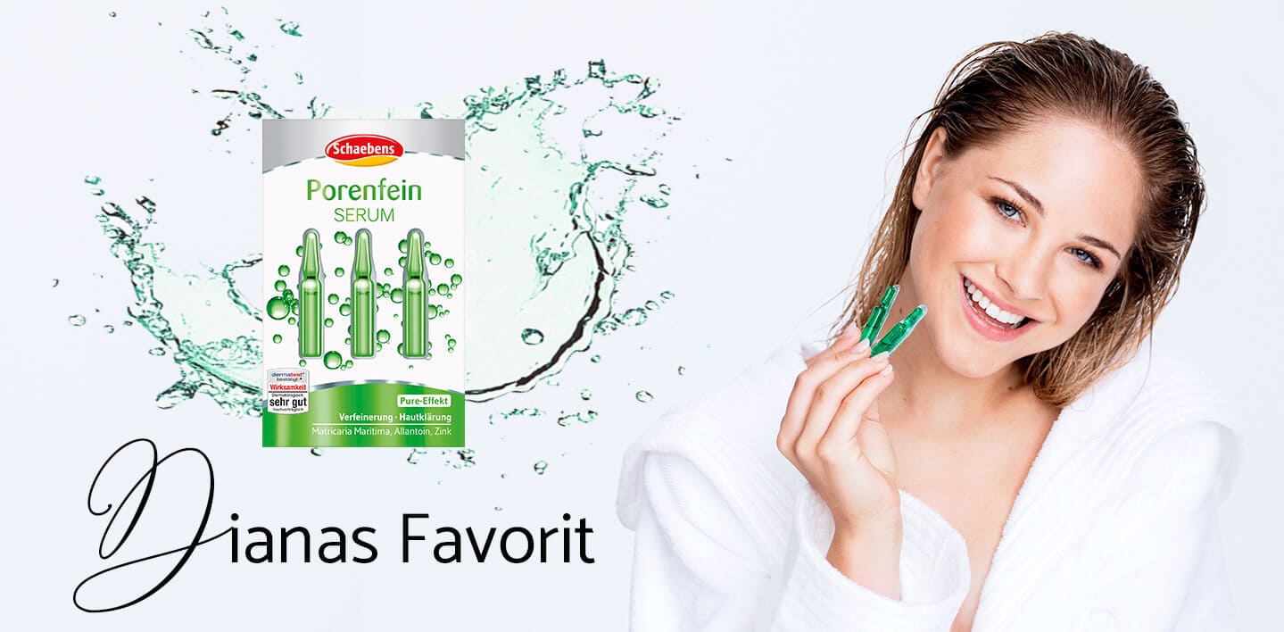 porenfein-serum-pure-effekt-gesichtspflege-schaebens-matricaria-maritima-allantoin-zink-diana-favorit-dianazurloewen-soforthilfe-header