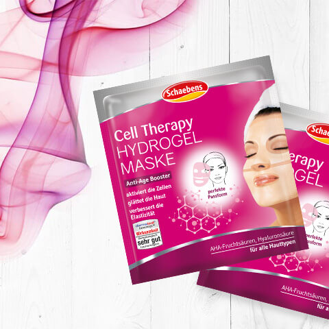 Cell Therapy Hydrogel Maske