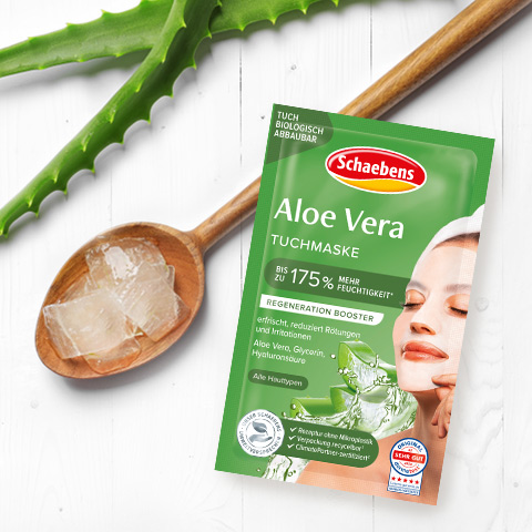 Aloe-Vera-Tuchmaske-von-Schaebens
