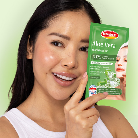 Aloe Vera Tuchmaske
