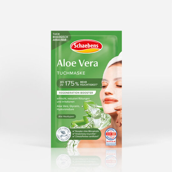 Aloe Vera Tuchmaske von Schaebens