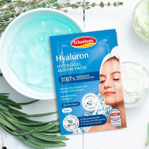 Hyaluron Hydrogel Augen-Pads