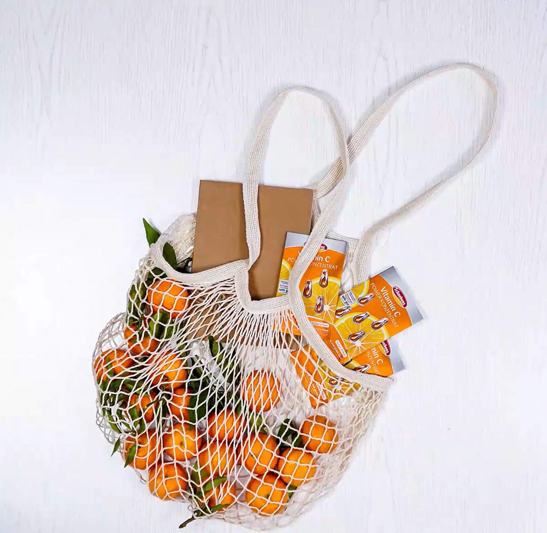 Orangen Beutel