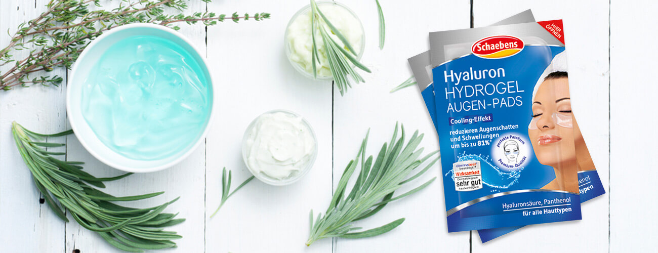 Hyaluron Hydrogel Augen Pads Schone Und Gesunde Haut Mit Schaebens