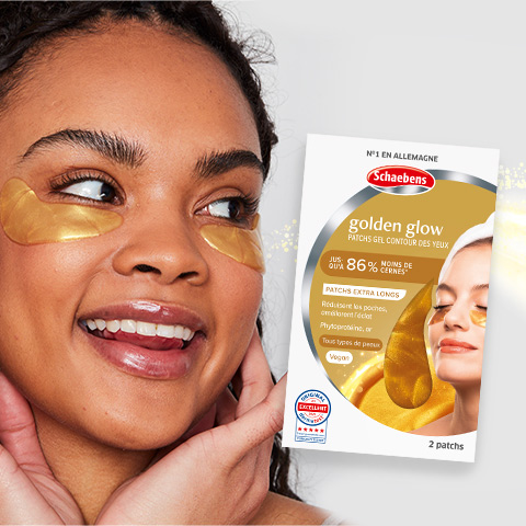 Patchs yeux en gel Golden Glow