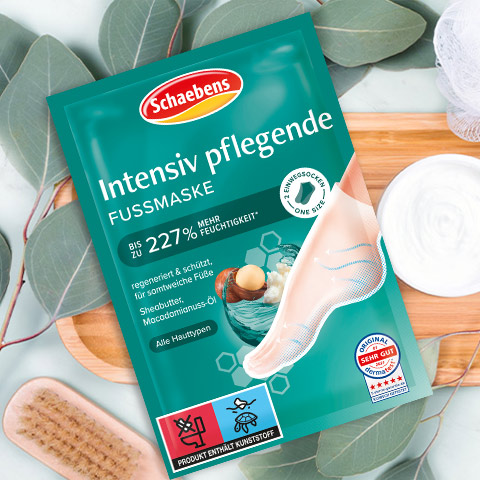 Intensiv pflegende FUSSMASKE