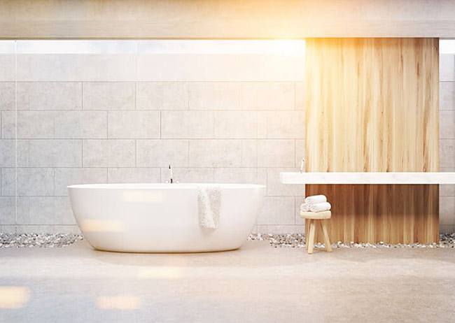 Badezimmer Beige