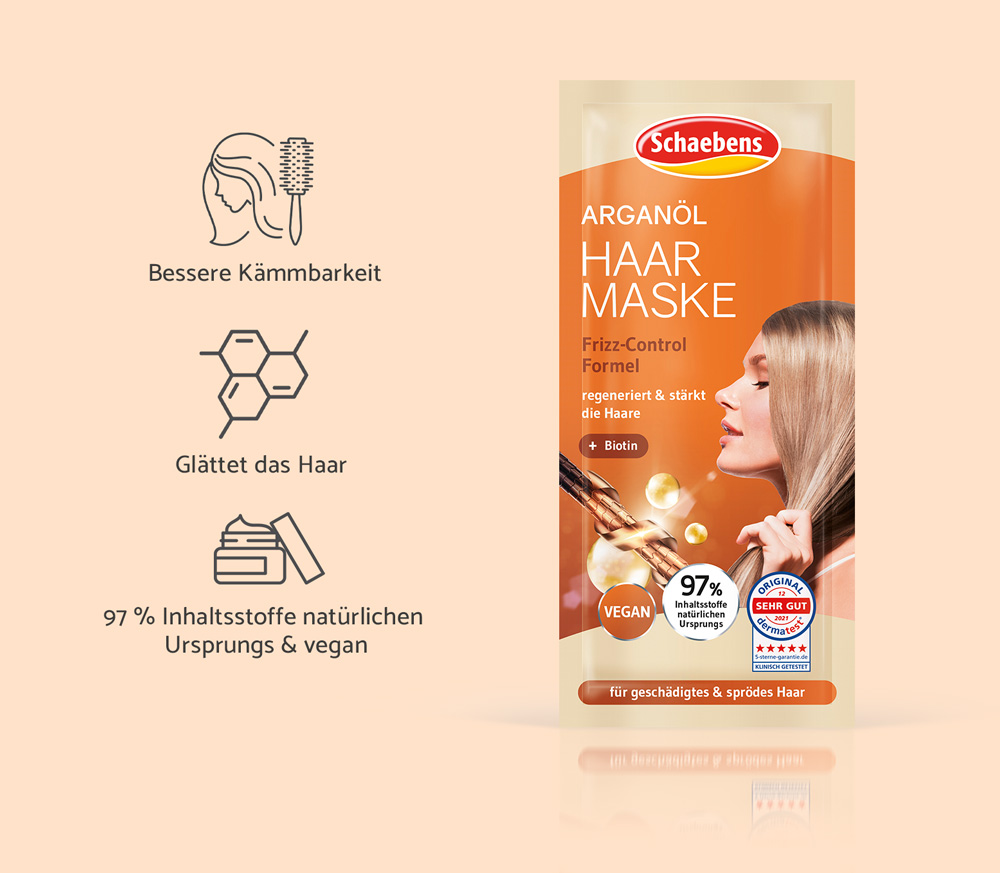 Koffein HAAR MASKE - Schöne und gesunde Haut mit Schaebens