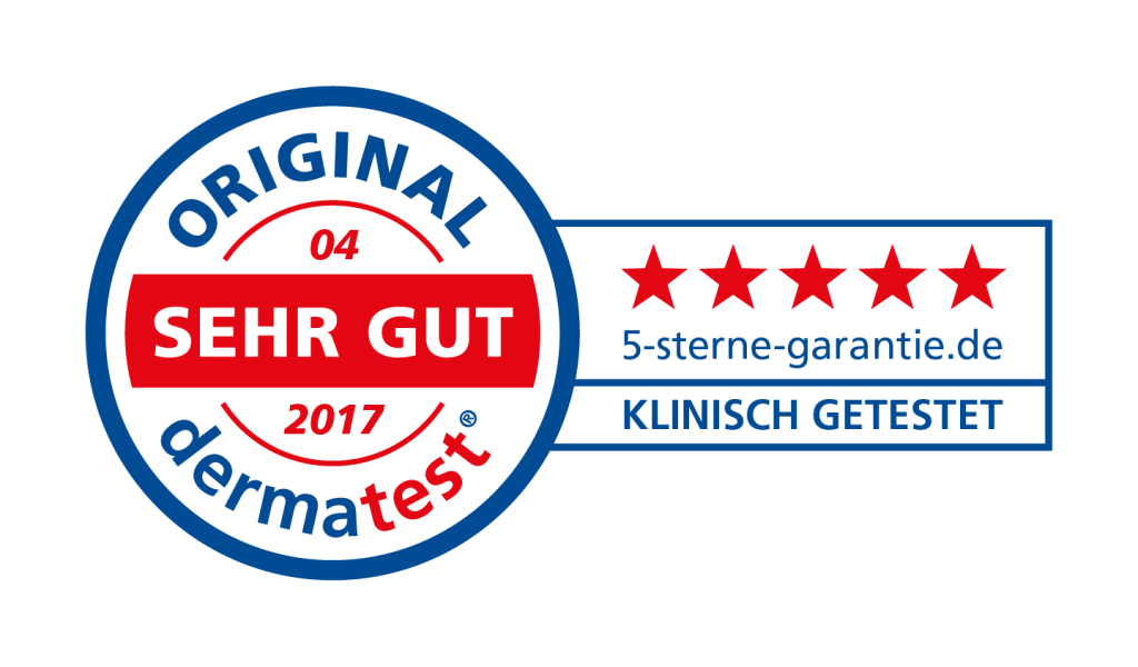 Dermatest Siegel 5Sterne RGB 2017 April DE 1024x600