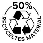 50% Recyceltes Material_schwarz