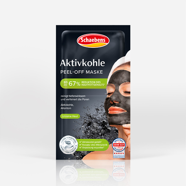 Aktivkohle-Peel-Off-Maske