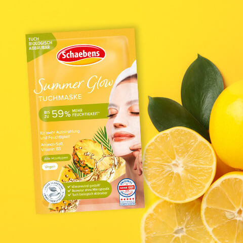 Schaebens Summer Glow Tuchmaske