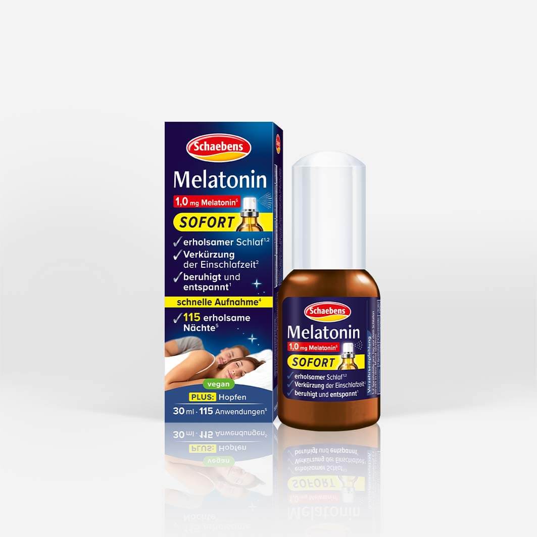 Produktabbildung Schaebens Melatonin Sofort Spray 1mg Melatonin