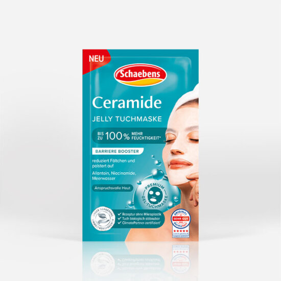 Teaserbild der Ceramide Jelly Tuchmaske von Schaebens