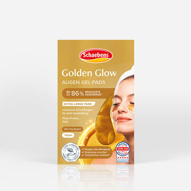 Produktabbildung Schaebens Golden Glow Augen Gel Pads