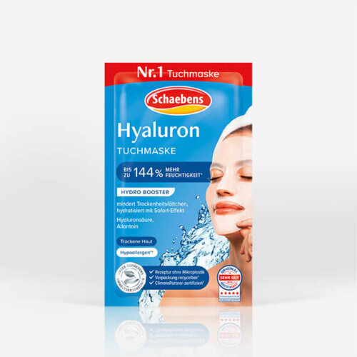Produktabbildung Schaebens Hyaluron Tuchmaske