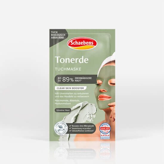 Tonerde Tuchmaske von Schaebens