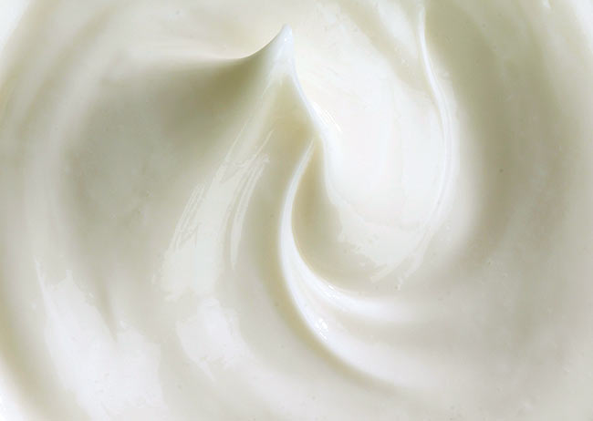 eine allgemeine Abbildung einer Cremetextur