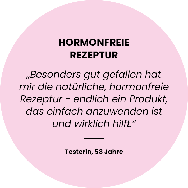 Hormonfreie Rezeptur
