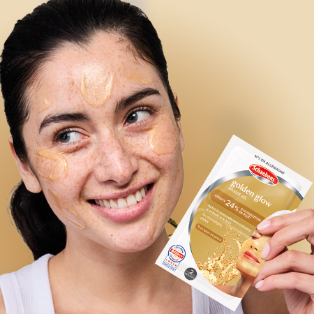 Golden glow masque gel
