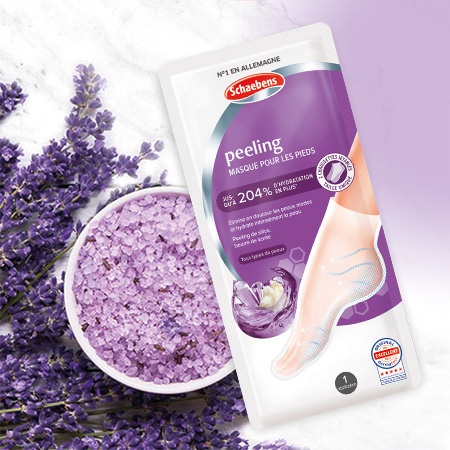 Peeling masque pour les pieds