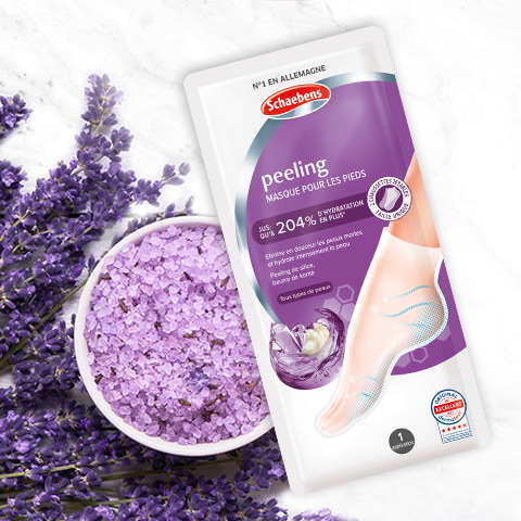 Peeling masque pour les pieds